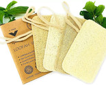Set of 4 All Natural Loofah Sponges for Dishes, Kitchen and Bathroom Cle... - $9.89