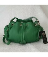 HAYDEN HARNETT GREEN LEATHER CARGO CULT CROSS BODY BAG $258.+ NWT - $290.96 CAD