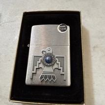 Zippo 2004 Aztec Eagle w/ Stone Oil Lighter w/ Box Unused - $99.00