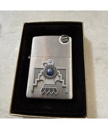 Zippo 2004 Aztec Eagle w/ Stone Oil Lighter w/ Box Unused - $1,847.25 MXN