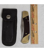 Schrade USA Vintage Uncle Henry LB7 Folding Hunting Knife With Leather S... - $1,001.32 MXN