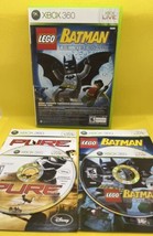  LEGO Batman: The Videogame/Pure (Microsoft Xbox 360, 2009 w/ Manuals) - $15.84