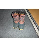 Vintage DUNHAM Navy &amp; Red Duck Ankle Boots Women&#39;s Size 7 ~ NM 13317 - $281.64 MXN
