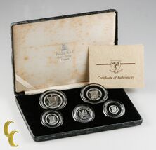 1986 Isle of Man Platinum 1.85 Oz. Proof Set w/ Original Box, Case, and CoA - $5,707.97
