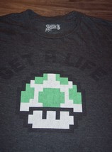 Vintage Style Super Mario Bros. 3 Get A Life Mushroom Nes Nintendo T-Shirt 2XL - £15.79 GBP