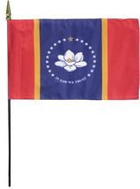 Mississippi - 8&quot;X12&quot; Stick Flag (2021) - $11.10