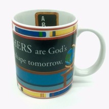 TEACHER Coffee Mug Teachers Are Gods Tools To Shape Tomorrow Christian World ABC - £10.17 GBP