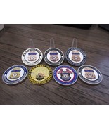 Lot of 7 Federal Air Marshal Service FAM FAMs Field Offices Challenge Coins - £147.15 GBP