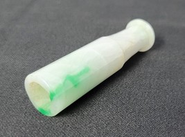 *C51) Vintage Chinese Carved White Green Jade Cigarette Holder - $905.31 MXN