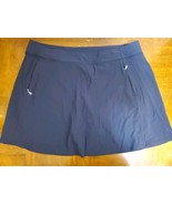 RLX Ralph Lauren Skort Skirt Shorts Blue Activewear Stretch Athletic Siz... - £10.57 GBP