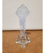 Art Deco Perfume Bottle Made In Czechoslovakia Glass Intaglio Stopper Wi... - $123.75