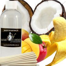 Banana Coconut Mango Scented Diffuser Fragrance Oil Refill FREE Reeds - £10.16 GBP+