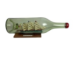 Vintage Great Republic Ship In A Bottle w/ stand Robin Hoods Bay Models ... - £35.20 GBP