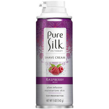 Pure Silk Raspberry Mist Moisturizing Shave Cream, 5 oz. Cans - £6.25 GBP
