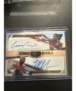 2025 Panini Combat Anthology Mike Tyson &amp; Lennox Lewis Dual Auto /25 SSP... - $494.99