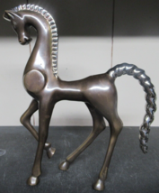 Estate Large Art Deco Bronze and Silver-Overlay Horse Figurine - $6,260.60 MXN