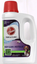 1 Ct Hoover 64 Oz Living Clean Paws &amp; Claws Neutralize Liquid Carpet Cleaner - £30.68 GBP