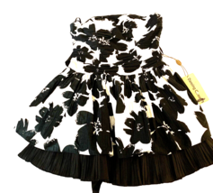 Dancing Queen Dress Strapless Fit Bodice w/Bra Pads Flare Skirt Tulle Li... - £26.88 GBP