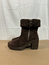 Bella Marie Brown Chunky Lug Sole Platform Ankle Boots Wmns Sz 8 - $30.00