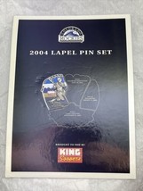 Todd Helton Colorado Rockies Silver Slugger 2004 Coors Field Lapel Hat Pin Set - £4.71 GBP