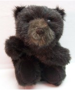 Folkmanis BLACK OR DARK BROWN BEAR HAND PUPPET 9&quot; Plush STUFFED ANIMAL Toy - $373.64 MXN