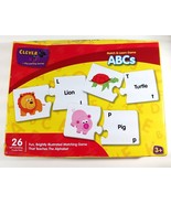 Clever Kids MATCH &amp; LEARN ABCs Educational Game 26 Puzzle Pairs BOX DAMAGED - €8,24 EUR