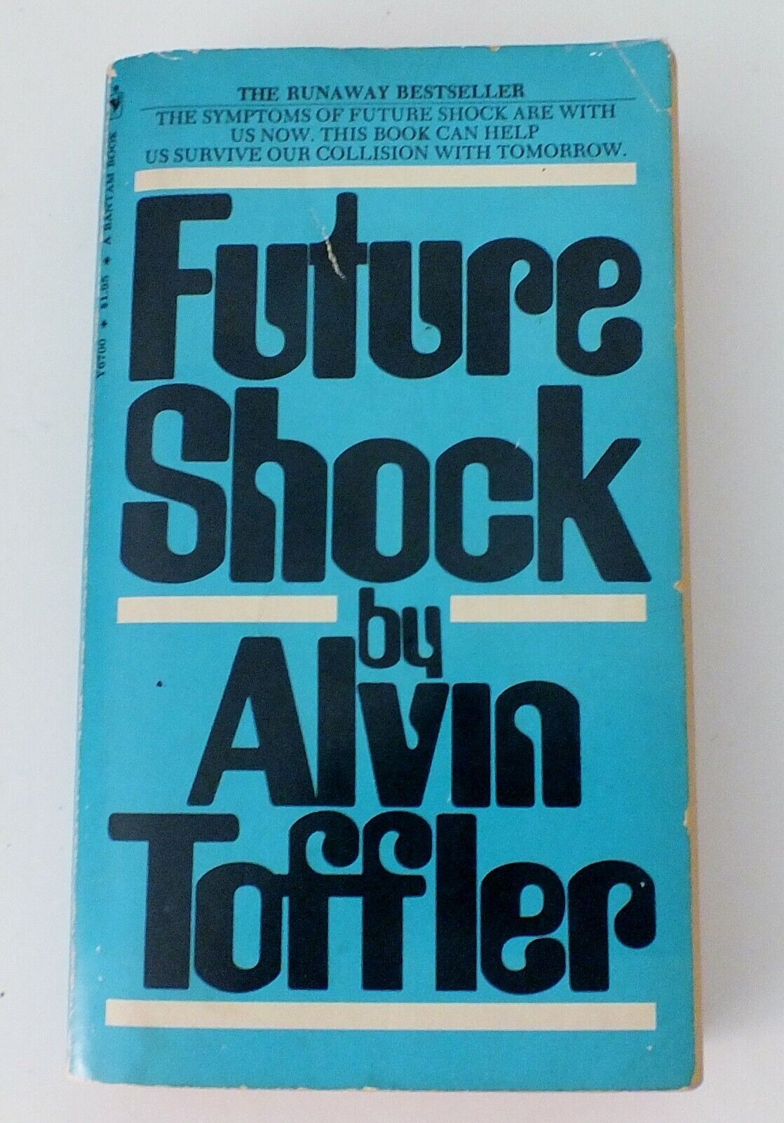 Future Shock, by Alvin Toffler, paperback, Bantam 1971. - $9.69