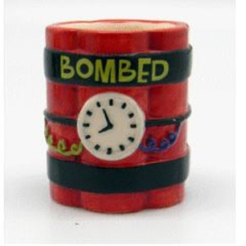 Bombed Design Shot Glasses