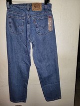 Vtg Levi&#39;s 555 Denim Jeans Men Relaxed  Straight Leg 1996 made in usa 30... - $72.75