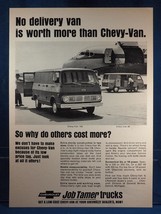 Vintage Magazine Ad Print Design Advertising Chevrolet Job Tamer Trucks - $34.00
