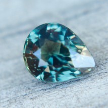 Natural Green Sapphire | Pear Cut | 1.40 Carat |  7.30x5.82 mm | Parti Green Sap - £773.25 GBP