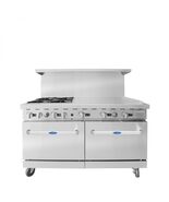 Atosa AGR-4B36GR 60&quot; Range 4 Burners w/ 36&quot; Griddle, 2 Stan Ovens, Free ... - $5,712.60 CAD