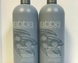 ABBA PURE MOISTURE SHAMPOO &amp; CONDITIONER FULL SIZE LITER DUO SET - 33.8oz - $58.91