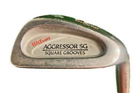 Wilson Aggressor Square Grooves Sand Wedge RH Stiff Steel 36&quot; Factory Grip - $19.84