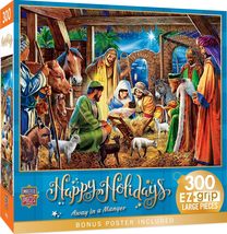 MasterPieces 300 Piece EZ Grip Jigsaw Puzzle - Christmas Cookies - 18&quot;x24&quot; - £17.37 GBP+