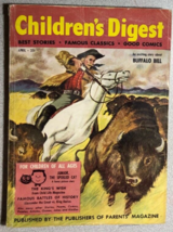 Children&#39;s Digest Magazine April 1957 Buffalo Bill - £10.27 GBP