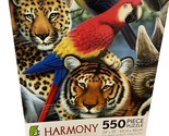 Ceaco Harmony Jigsaw Puzzle Animal Kingdom Wild Animals 550 Piece 2008 2... - £8.93 GBP