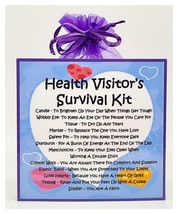 Health Visitor&#39;s Survival Kit - Fun Novelty Gift &amp; Card Alternative/ Present / B - £6.46 GBP