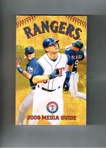 2008 Texas Rangers Media Guide MLB Baseball Hamilton Cruz Young Davis Mi... - £19.35 GBP