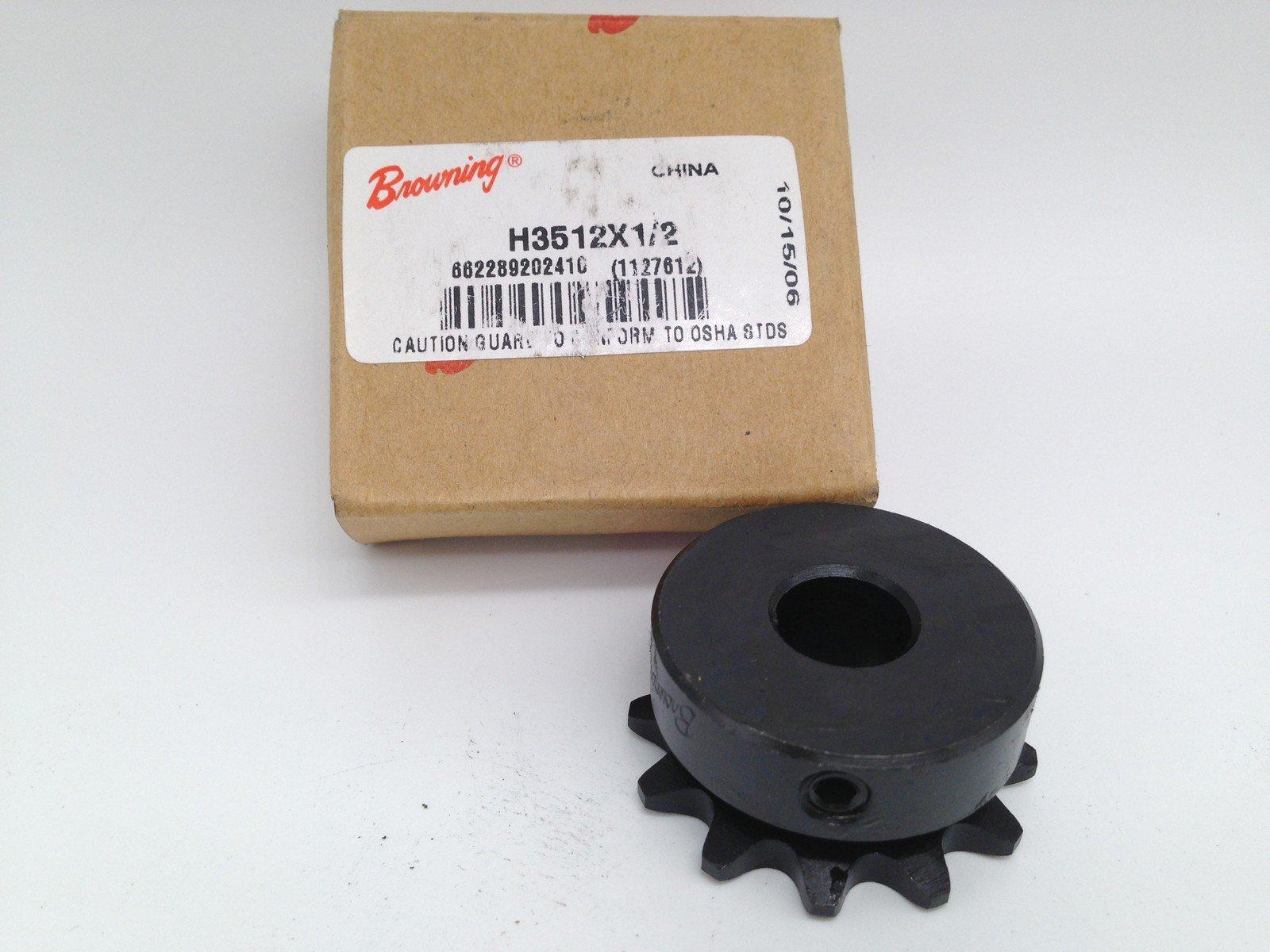 NEW Browning H3512X1/2 Finished Bore Sprocket 1/2&quot; Bore  - $12.25