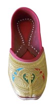 Women Shoes Traditional Indian Handmade Punjabi Jutties Flip-Flops Flat ... - £36.07 GBP