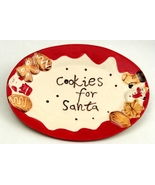 &quot;Cookie For Santa&quot; Plate - £44.67 GBP