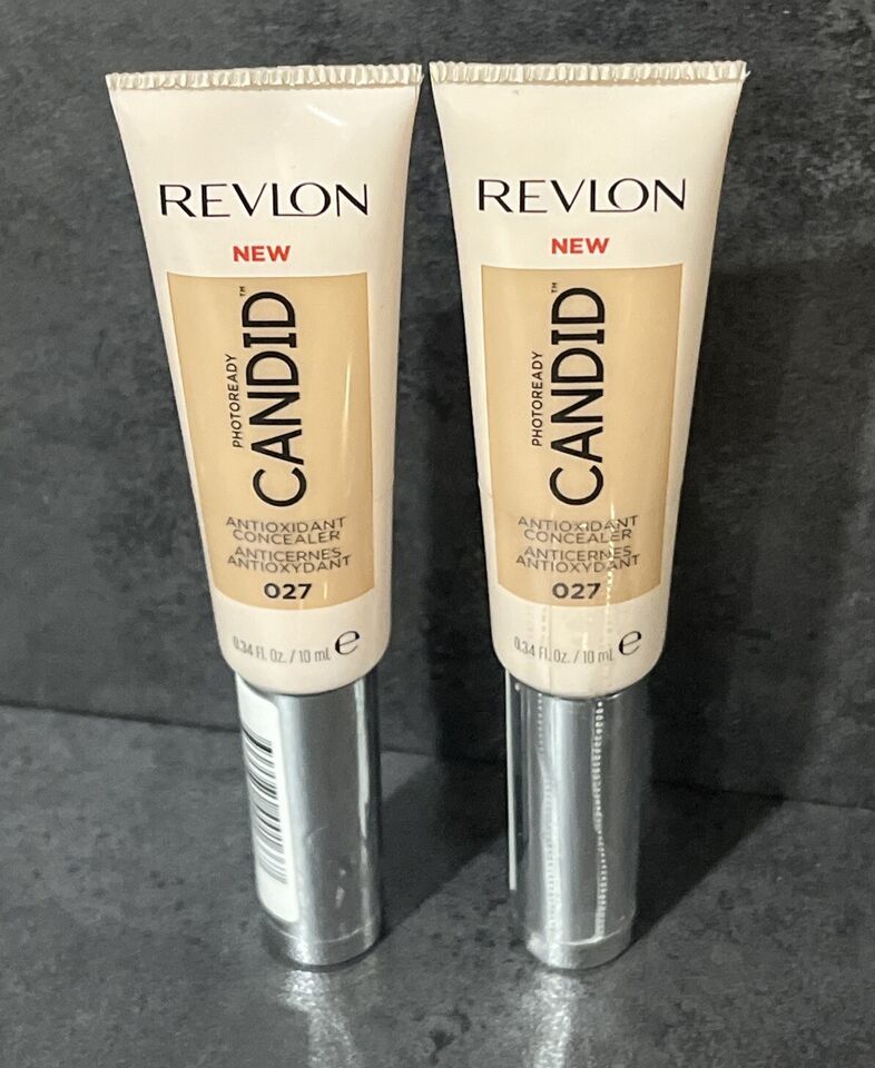 2 Revlon Photoready Candid Antioxidant Concealer - 027 Biscuit - 0.34 Oz... - $12.28