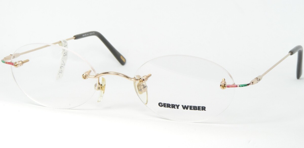 Gerry Weber GW 5138 Col.2 Gold Bunt Brille 50-19-135mm Deutschland - $65.88