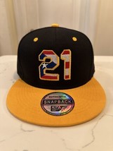 21 Clemente Gold And black SnapBack Fits All Adult  - £15.69 GBP