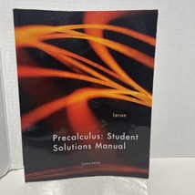 PRECALCULUS-Student Solutions Manual, Brand New,Crease On Back Cover - €6,87 EUR