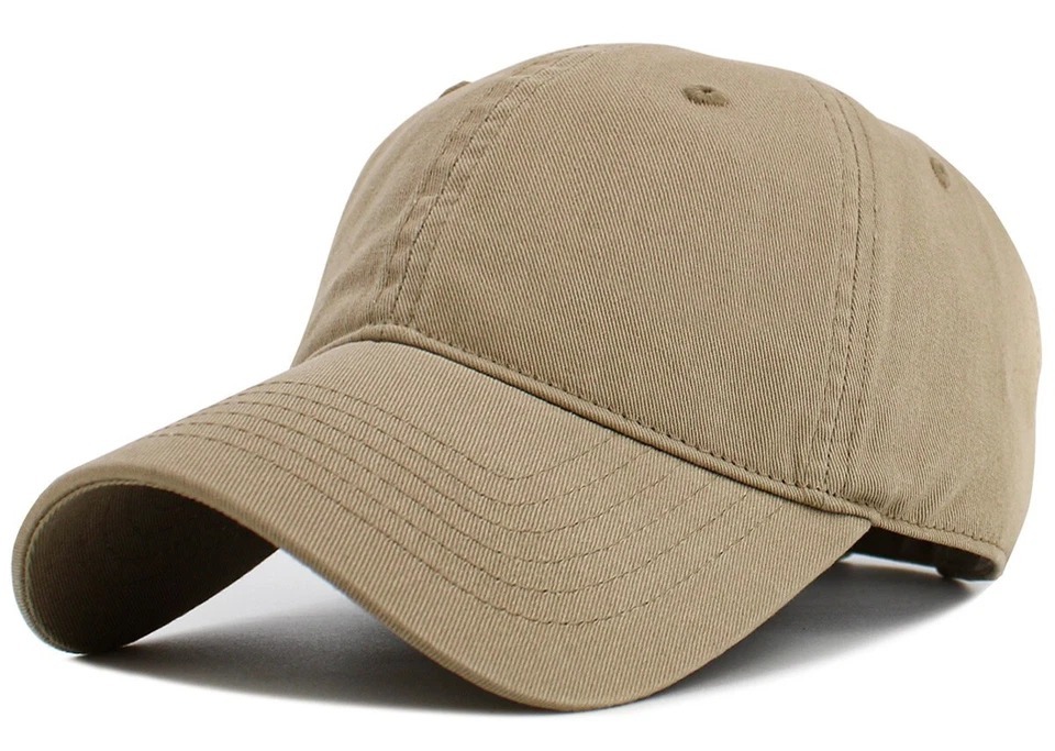 True Comfort Fit Adjustable Low Crown Cotton Baseball Cap Khaki - $23.99