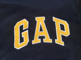 Gap Kids Blue Sweatshirt Hoodie Pullover Sewn On Spell Out XXL 14-16 Years - £15.05 GBP