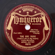 Gene Autry &amp; Jimmy Long -  Hate To Say Goodbye Prairie / The One Rose 10&quot; 78 rpm - £22.40 GBP