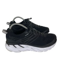 Hoka One One W Clifton 6 Womens Running Shoes Size 9 Black Athletic Snea... - $53.99